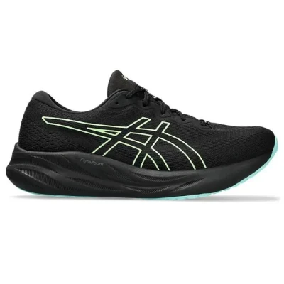 Image de Asics Gelpulse 15 GTX Chaussures de running neutres, Homme, Taille: 41.5, Black/illuminate green Tissu / matière synthétique
