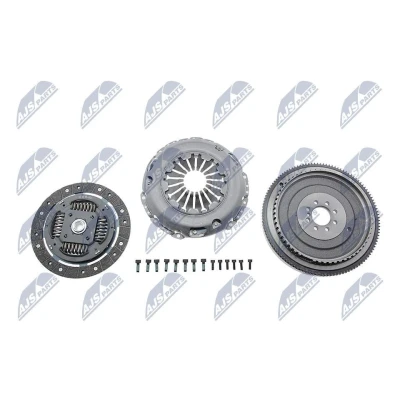 Image de NTY NZS PL 004 kit d&#039;embrayage avec mécanisme d&#039;embrayage, sans butée hydraulique volant moteur, de vis, disque