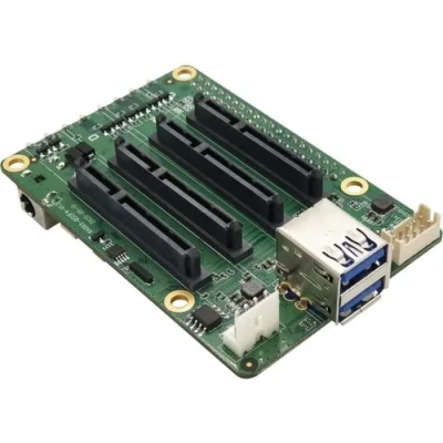 Image de Module d&#039;extension SATA HAT Quad Allnet Raspberry Pi 4 baies Alimentation USB PD/QC USB3