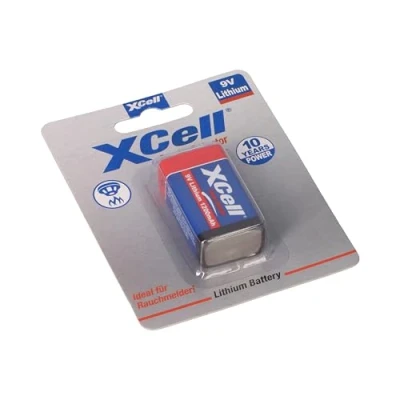 Image de XCell Pile CR9V/P 9 V (Plage de température Fonctionnement étendue, durée Vie particulièrement Longue, Faible Auto décharge) 131347