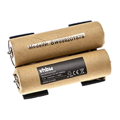Image de vhbw Batterie Compatible avec Panasonic ER146, ER147, ER148, ER507 Rasoir Tondeuse à Cheveux (1200mAh, 1,2V, NiMH)