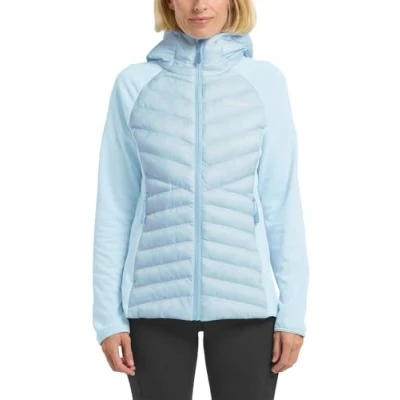 Image de Jack Wolfskin Routeburn Pro Hybrid W Veste Softshell, Bleu Glace, m Femmes