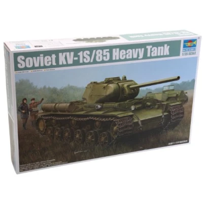 Image de Trumpeter 01567 Modélisme Jeu de Soviet KV 1s/85 Heavy Tank