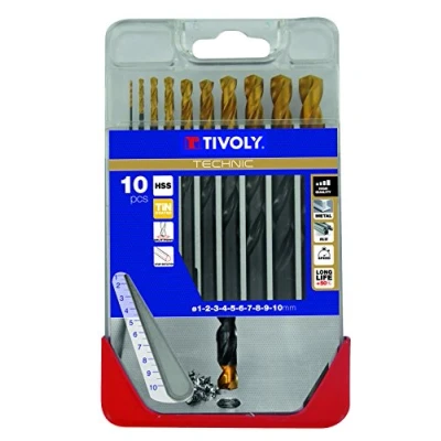 Image de TIVOLY 11453170001 CLIPSTER A23 TECHNIC STEAM TIN Brocas METAL &quot;TIN TIP&quot; ø 1 2 3 4 5 6 7 8 9 10 mm