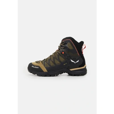 Image de Salewa MTN Trainer LITE MID GTX Chaussures de marche, Femme, Taille: 41, Quicksand/black Cuir / matière synthétique
