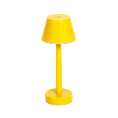 Image de Lindby luminaire LED rechargeable Gaja, jaune, USB, IP44, RGBW, intensité