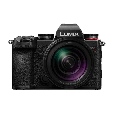 Image de PANASONIC LUMIX S5D + Objectif 28 200mm f/4.0 7.1 Macro Garanti 3 ans Neuf