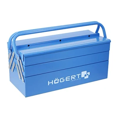 Image de Hogert Technik HT7G077 Boite à outils Bleu