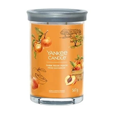 Image de Yankee Candle Signature Grande bougie parfumée en verre avec double mèche Mélange de cire soja à combustion longue Cadeau parfait pour femme