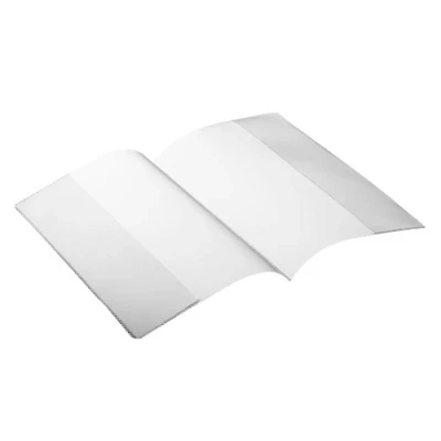 Image de Durable 214119 Etui de Protection Transparent 2 Volets Format Plié A5 148 x 210 mm Lot 10