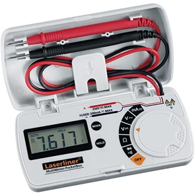 Image de Multimètre Laserliner Pocket Box numérique CAT II 250 V Affichage (nombre de points): 3.5