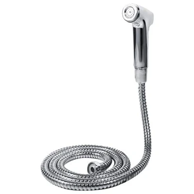 Image de Wakects Bidet Pulvérisateur pour Bidet, Accessoire WC Hygiène Personnelle Ensemble À Main Support Mural Pommeau de Douche et Flexible 120 Cm