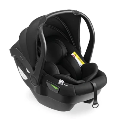 Image de hauck Siege auto Drive N Care avec Reducteur Cosy et Cale d&#039;Assise, Harnais Appui Tête Réglables en Hauteur Pour Bébés de 40 à 87 cm (Sans Base Isofix) Noir