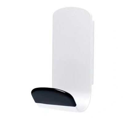 Image de UNILUX Patère Murale Magnetique Steely Blanc, 14.8 x 7.6 6.8