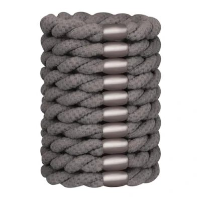Image de JessLab Élastiques à Cheveux pour Femmes, Bandeaux Durables, Accessoires Doux et Sans Dommages Tous Types de Cheveux, Gris