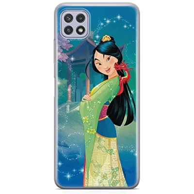 Image de ERT GROUP Coque de téléphone Portable pour Samsung A22 5G Original et sous Licence Officielle Disney Motif Mulan 001 Parfaitement adapté à la Forme du Portable, en TPU