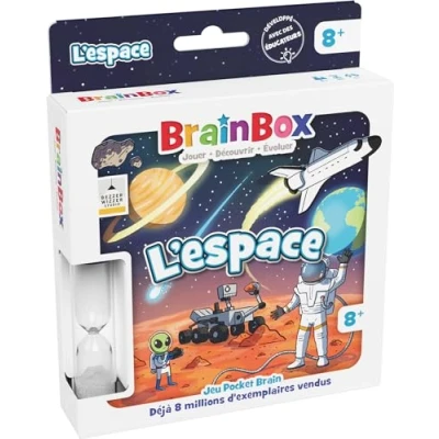 Image de BRAINBOX : L’Espace Jeu de Cartes Mémoire et Observation Familial Rapide pour Enfants dès 8 Ans Apprendre en s&#039;Amusant Edition Poche 1 Joueur plus 10 Min Version Française