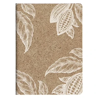 Image de Clairefontaine 83542C Un Carnet Piqué Cousu Fil Couverture papier à base de Coques Cacao A5 14,8x21 cm 96 Pages Lignées Ivoire 90g Collection Jeans&amp;Cocoa 3 visuels livraison aléatoire
