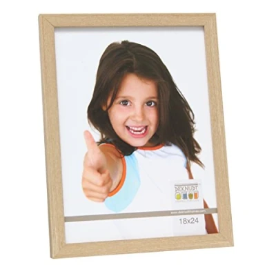Image de Deknudt Frames S44CH1 Basic Cadre Photo Bois/MDF Chêne Fin 30 x 45 cm, Brun