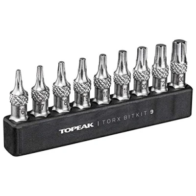Image de TOPEAK Torx BitKit 9 Tools Adulte Unisexe, Multicolor, Taille Unique