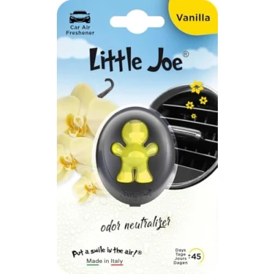 Image de Little Joe Liquid Membrane Désodorisant pour voiture à fixer sur n&#039;importe quelle grille d&#039;aération de (vanille/jaune)