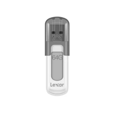Image de Lexar JumpDrive V100 lecteur USB flash 64 Go Type A 3.2 Gen 1 (3.1 1) Gris, Blanc Neuf