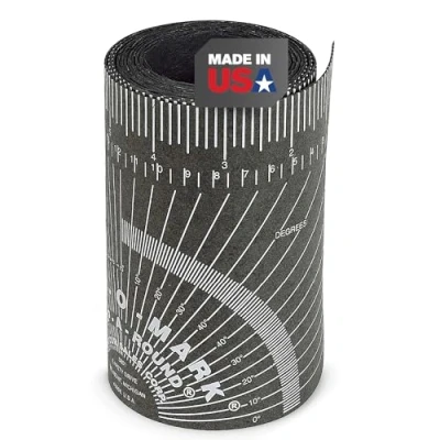 Image de Jackson Safety 14753 Règle Curv O Mark Wrap A Round, Grande, Noire, Diamètre du tuyau: 3&quot; to 10&quot;