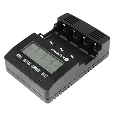 Image de EverActive nc 3000 Chargeur de Piles AAA R03, AA R6, Ni MH/Ni CD Écran LCD