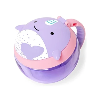 Image de Skip Hop Boite à Goûter pour Enfant 222 ml Koala Sans BPA, PVC, Phtalates Gobelet Anti Gaspillage Versement avec Couvercle Pression Conservation Gouter Bébé 1 an et +
