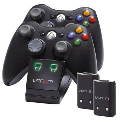 Image de Venom Station de chargement double Xbox 360 avec 2 blocs batteries rechargeables (Xbox 360)