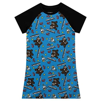 Image de Minecraft Robe du Soir Fille, Multicolore, 11 12 ans
