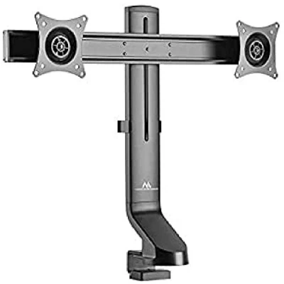 Image de Support de bureau double 17 &quot; 27&quot; charge max 14 kg Maclean MC 854 compatible avec 848 et 849