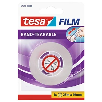 Image de Ruban adhésif auto déchirable à la main TESA Tesafilm 25 mx 19 mm