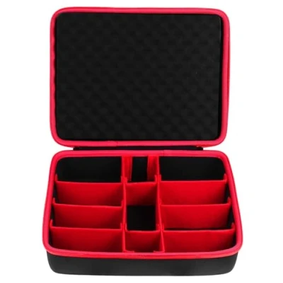 Image de Khanka Dur Batterie Boîte Étui de Stockage Rigide pour Bosch/Einhell Power X Change 12V 18V 40V et Chargeur Tient 2.0/2.5/3.0/4.0/5.0/6.0 Ah Batterie, Chargeur.(Seul Étui)