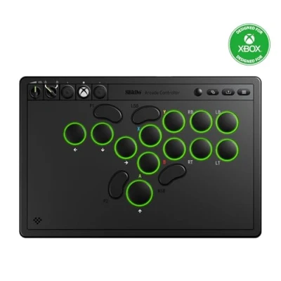 Image de 8BitDo All Button Arcade Controller for Xbox Series XS, One &amp; PC, 2.4G Wireless, Low profile Mechanical Switches, Programmable Buttons, Hot swappable PCB, RGB Lighting Officially Licensed