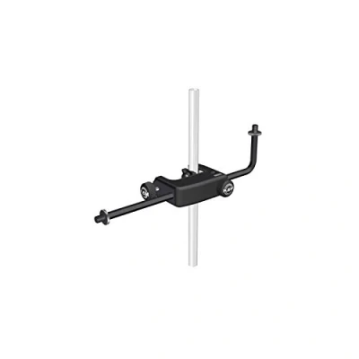 Image de K&amp;M 240/5 support de microphone Noir raccord fileté 3/8&quot; pour microphones en acier, coulissant et pivotant