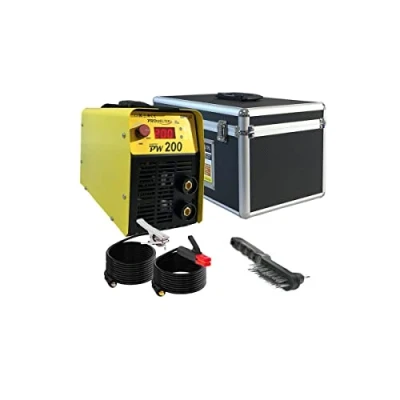 Image de PROWELTEK Poste à souder l&#039;arc Inverter numérique PW200 Accessoires Coffre métal Luxe