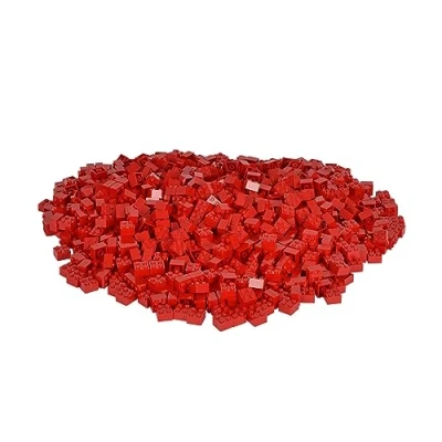 Image de Simba 104114117 Ensemble de Blocs Construction Blox 4 1000 Pièces Rouge