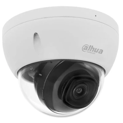 Image de Dahua IPC HDBW2241E S Caméra dôme extérieure Full HD 2MP Starlight Lite AI avec Objectif Fixe de 2,8 mm et IR 30m, PoE, microSD