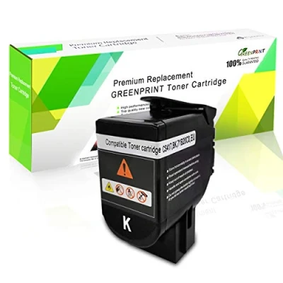 Image de GREENPRINT Cartouche de Toner Compatible CS317 CX317 CS417 CX417 CS517 CX517 Noir Capacité Standard 3000 Pages pour imprimantes Lexmark CS317dn CX317dn CS417dn CX417de CS517de CX517de