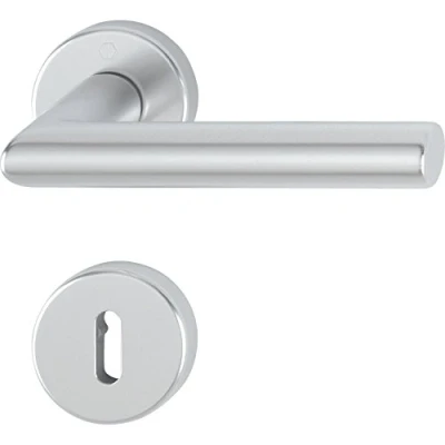 Image de Poignee de porte Hoppe 3286534 Amsterdam avec rosace WC,