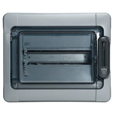 Image de Legrand 001922 Coffret Étanche Plexo avec Embouts à Perforation Directe Prémontés IP65 IK09, 2X12 Modules, Gris