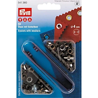 Image de Prym Pym Old Brass (4 mm) Eyelet et rondelles 1 unité