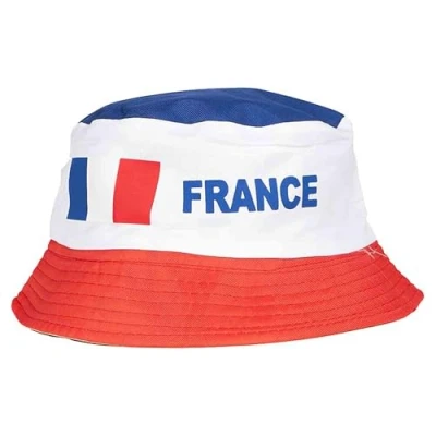Image de P&#039;TIT CLOWN Chapeau Bleu Blanc Rouge Parfait pour supporter la France lors des Célébrations et Événements Sportifs Polyester Plusieurs Modèles (Bob France)