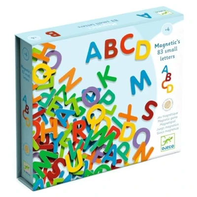 Image de Djeco aimants lettres majuscules (83 pièces)