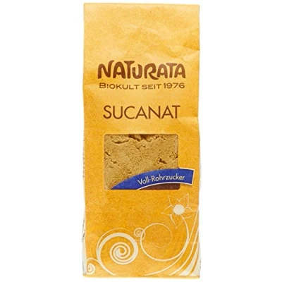 Image de Sucre de canne complet bio Sucanat Naturata roux entier 400g
