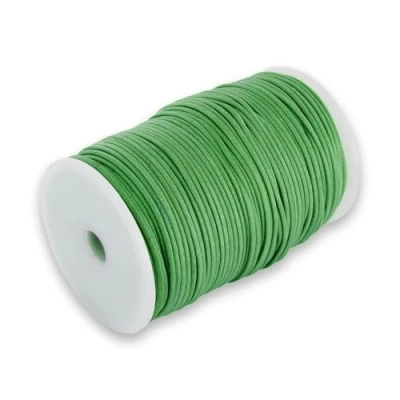 Image de Auroris Rouleau de 100 m Bande Coton, Environ 1 mm, Vert