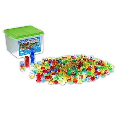 Image de TickiT 73091 Stackable Counter, Translucent