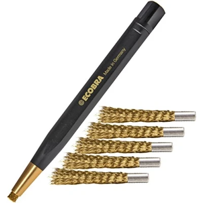 Image de Ecobra Gomme, Gomme en fils de laiton, Pinselstift + 5 Ersatzradierer