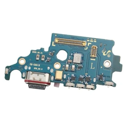 Image de SRJTEK Port de charge pour Samsung S21 5G Galaxy 2021 Connecteur station d&#039;accueil remplacement G991 casque SM G991B avec microphone/prise audio/kit réparation